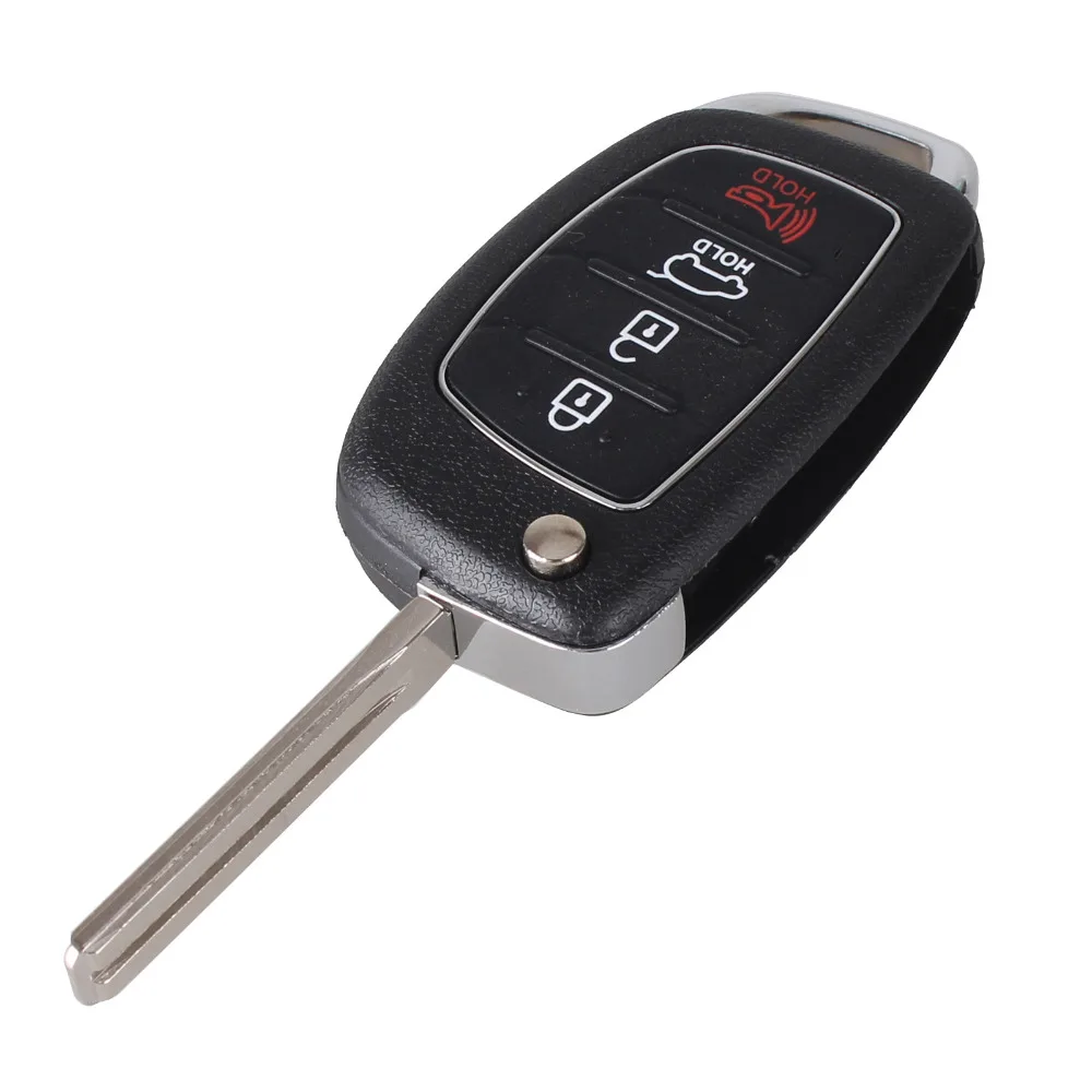 Складной дистанционный ключ KEYYOU 10X 3/4 с кнопками чехол брелок для Mistra Hyundai HB20 SANTA FE
