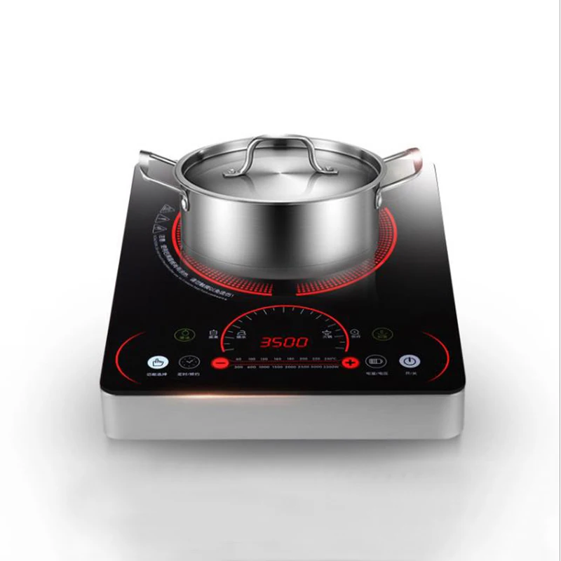 Induction Cooker High-Power 3500W Household Touch Commercial Explosion-Proof Touch Waterproof Cooking Appliances