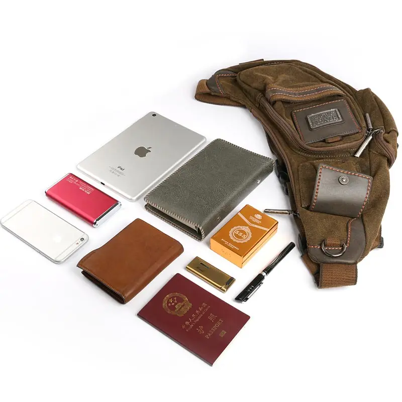 Ruil Wear-resistant Canvas Bag Husband shoulder bags Men bag Casual shoulder bag for men for travel Retro Travel Bag canvas bag mens messenger bag