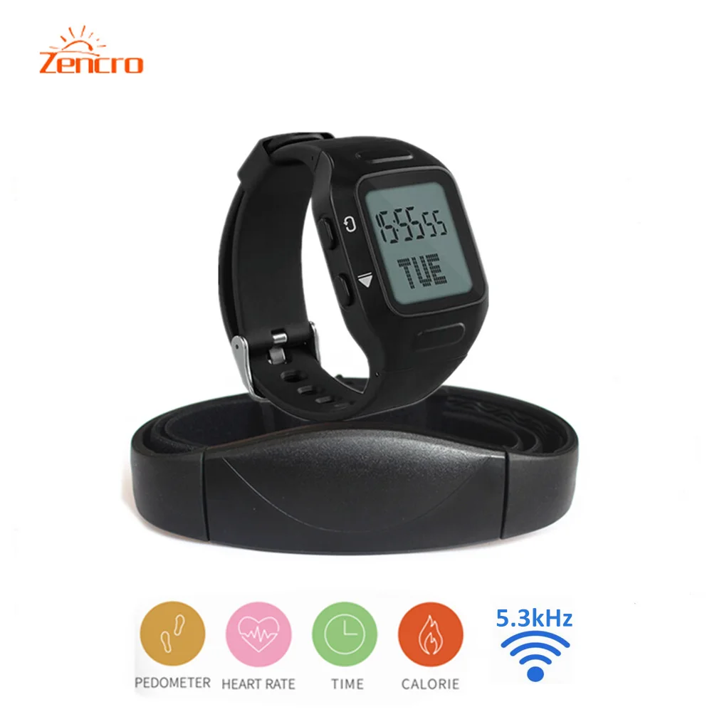 ZENCRO adjustable strap as gift Chest Belt Pedometer for Heart Rate
