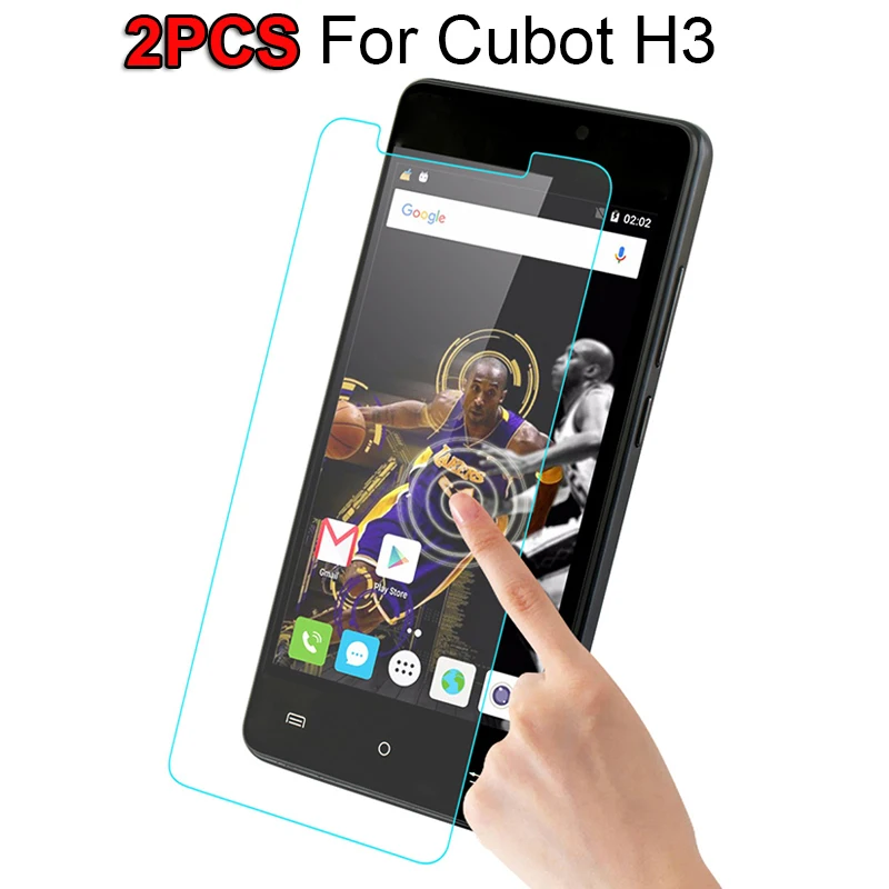 

2PCS Cubot H3 Tempered Steel Film Front Glass Protective Replacemant Part For Cubot H3 Glass Screen Protector Mobile Phone Film