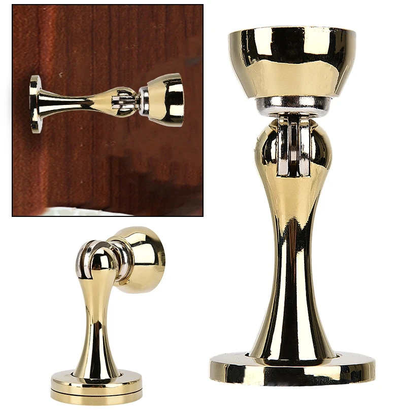 

Zinc Alloy Strong Magnetic Door Stop Stopper Catch magnet door stopper Door Floor Suction Holder door bumper