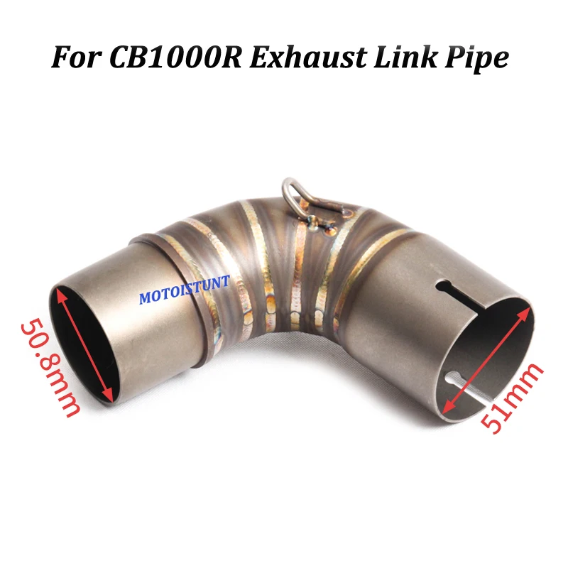 For Honda CB1000R Motorcycle Exhaust Escape Muffler Modified Middle Conncetion Link Pipe Slip on 2010-2015