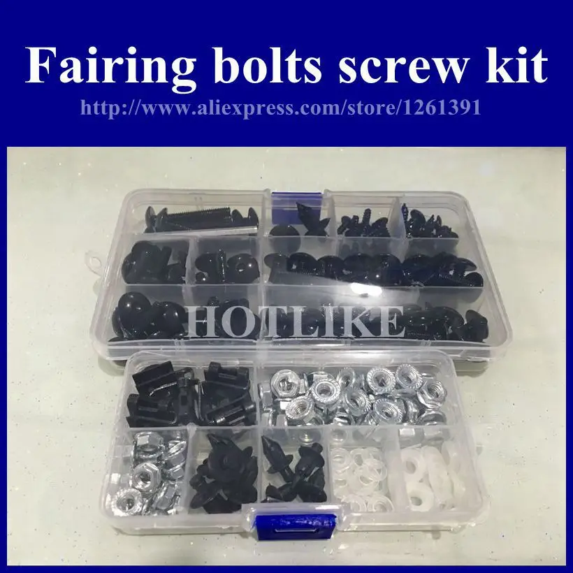 

Fairing bolts For SUZUKI GSX R600 R750 GSXR 600 750 GSXR600 GSXR750 1996-2000 Body Fairing Bolt Screw Fastener-Fixation Kit S-02