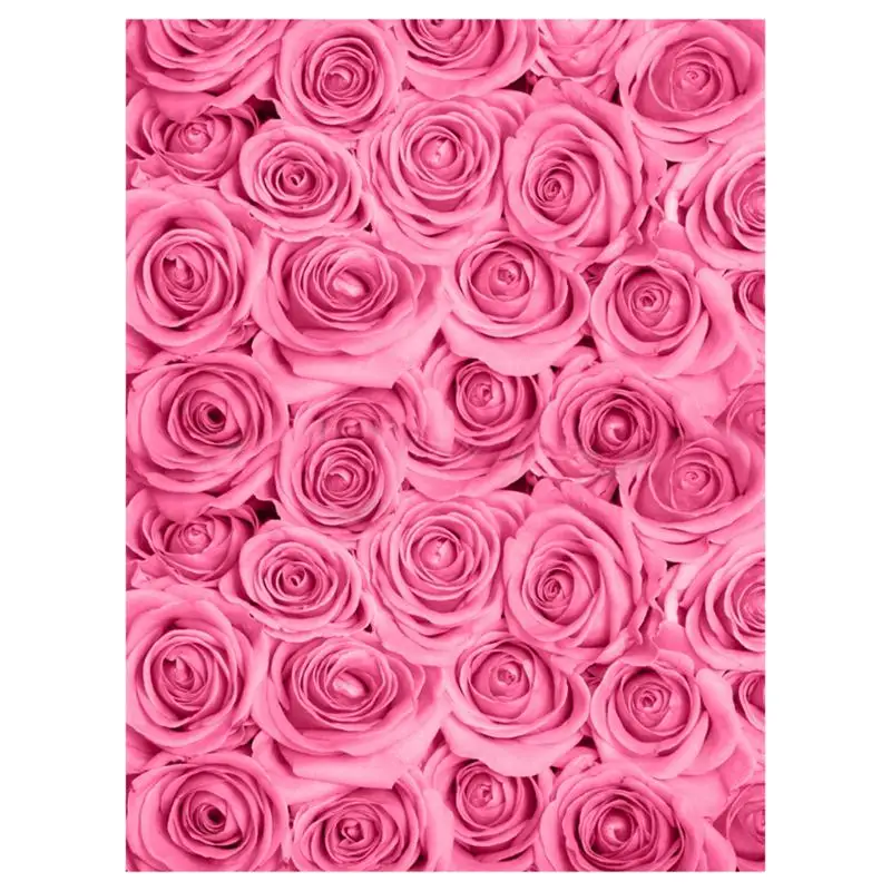 

Alloyseed 0.9x1.5m Romantic Rose Photography Background Cloth Wedding Photo Backdrops Decor Photo Studio Wall Props Accessories