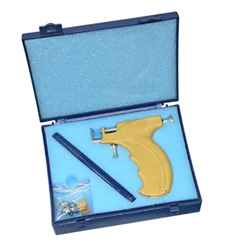 Ear Piercing Gun Set Safety Ear Nose Navel Body Piercing Gun Kit Set Professional Ear Piercing Tool with Ear Studs