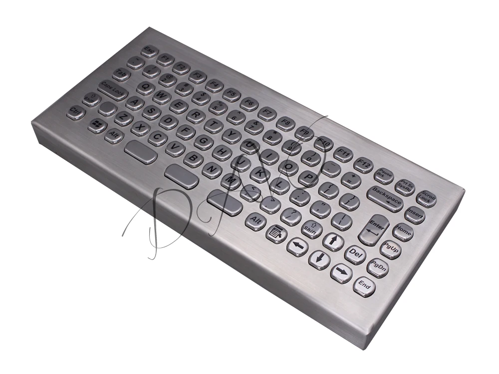 

Desktop 86 Keys Waterproof Metal Keyboard Industrial Desktop PC Keyboard