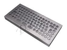 Desktop 86 Keys Waterproof Metal Keyboard Industrial Desktop PC Keyboard