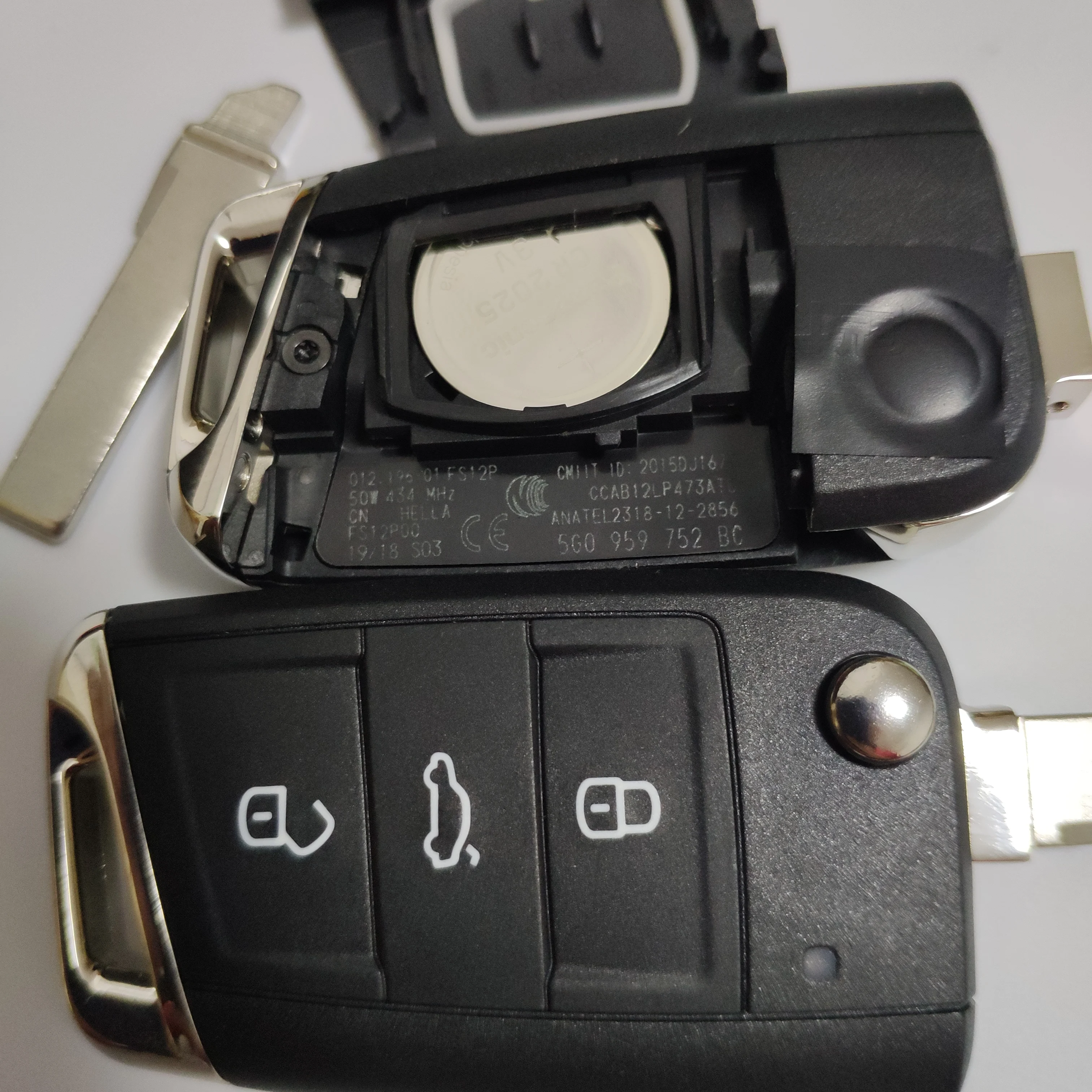 Оригинальный смарт ключ VW MQB Golf 7 БЕСКЛЮЧЕВОЙ 434 МГц Go 5G0 959 752 BC|Ключ от авто| |
