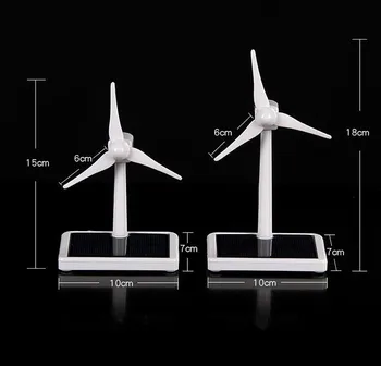 

Mini Wind Turbine Generator Model Solar Wind Power Windmill Educational DIY Model Assembly Kit Car Desktop Decoration