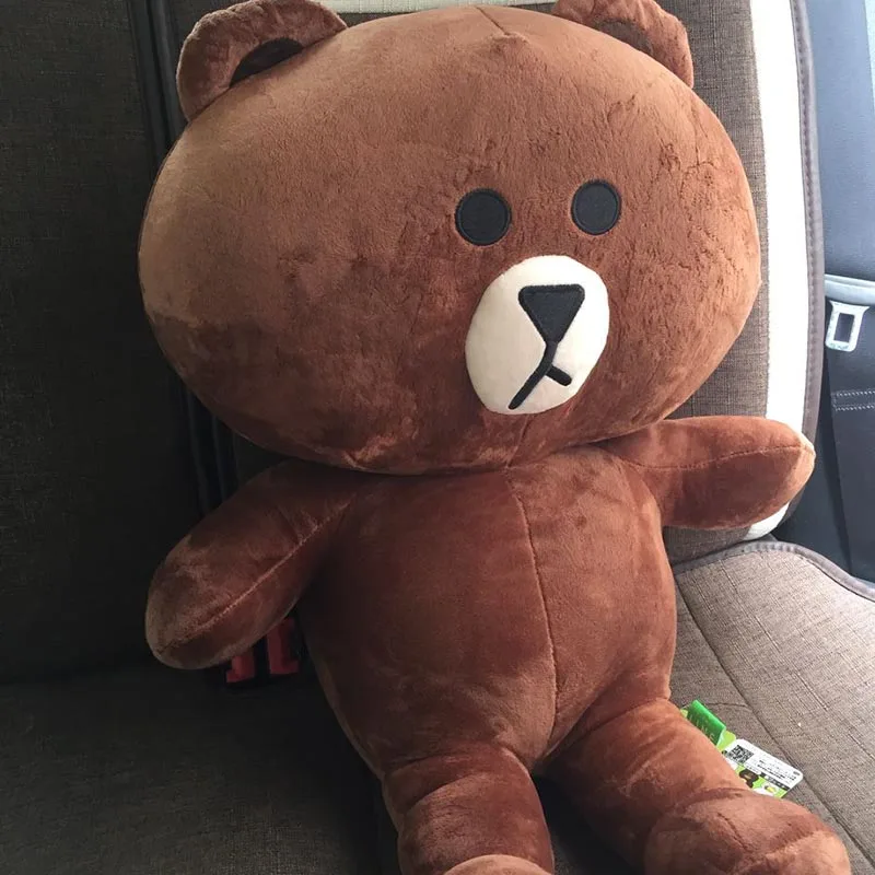 

70CM Line Friends Brown Bear and Cony Rabbit Plush Stuffed Soft Toy Doll for Girls Kids Gift