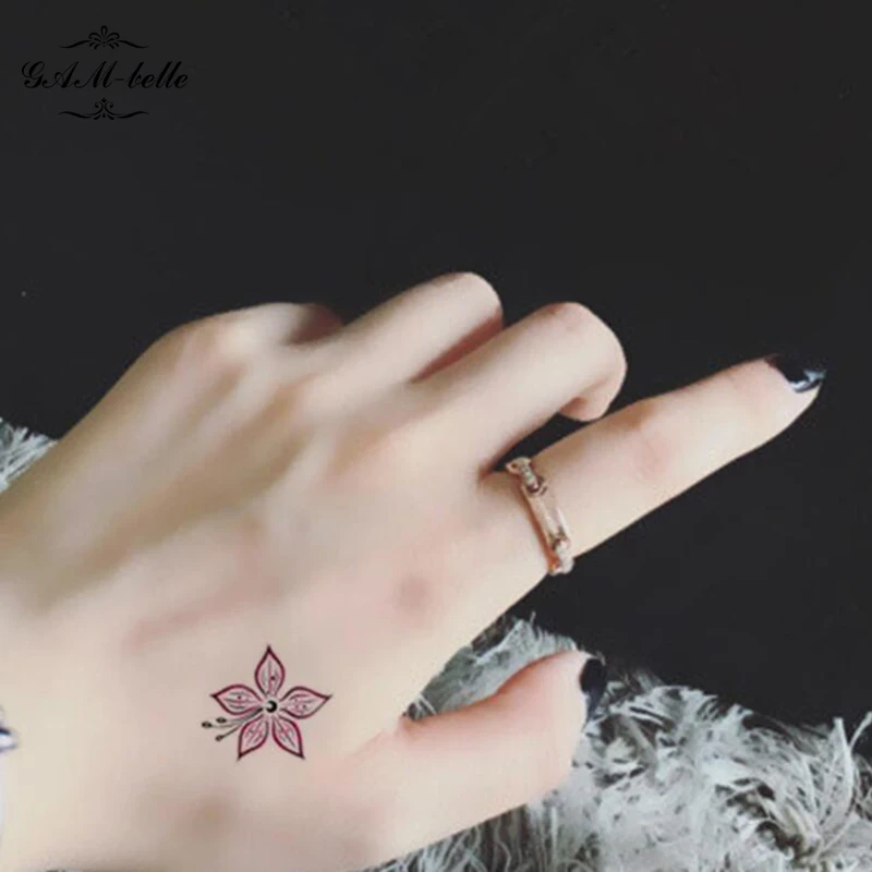 Petites Fleurs Autocollants De Tatouage Corps Durable Peint