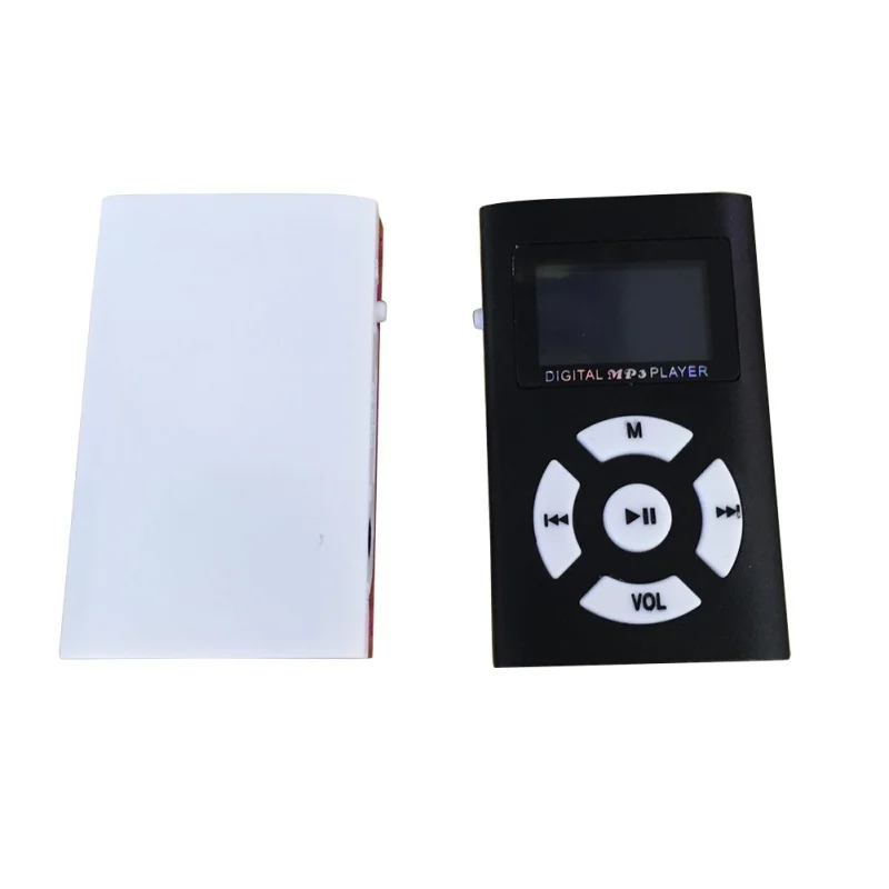 Мини ЖК-экран MP3 плеер Поддержка Micro SD TF карта алюминиевый корпус Спорт Walkman