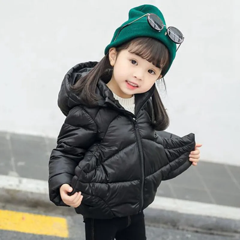 COOTELILI Angel Wing Winter Jacket Coat For Kids Boys Girls Cotton Hooded Warm Winter Parka Children's Jacket Infant Overcoat (1)