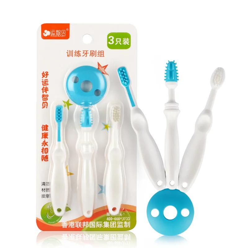 3pcs/set quality safety soft kids teething children toothbrush baby child tooth brush toothbrushes silicone teether newborn 3pcs/set quality safety soft kids teething children toothbrush baby child tooth brush toothbrushes silicone teether newborn