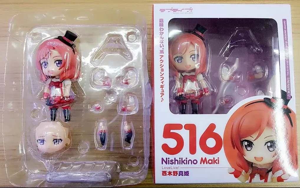 

Cute 4" Nendoroid Love live! Nishikino Maki #516 PVC Action Figure Collectible Model Toy KT1922