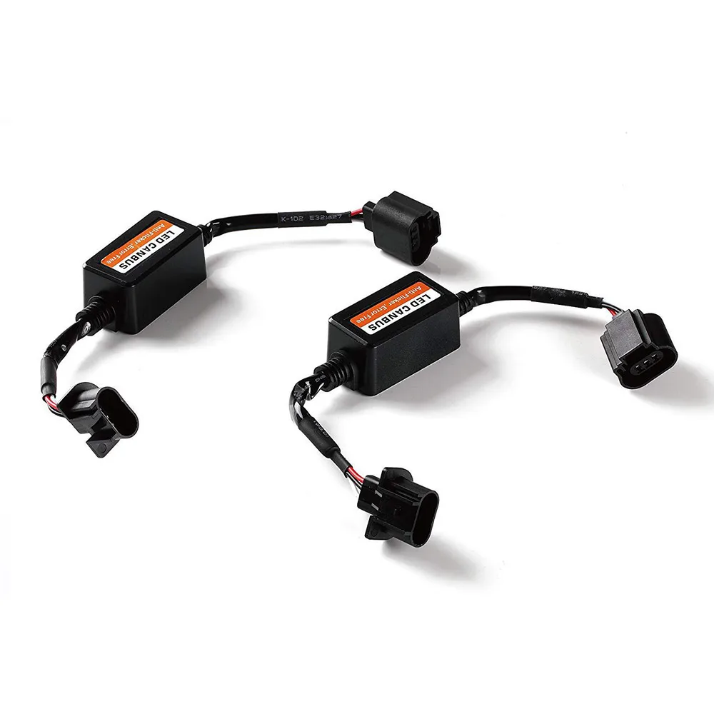 

New Style 2pcs NO Error H4 H7 LED Canbus Car Headlight Decoder 9005 9006 H1 H8 H9 H11 LED Lamp Decoder Error Canceler Kit
