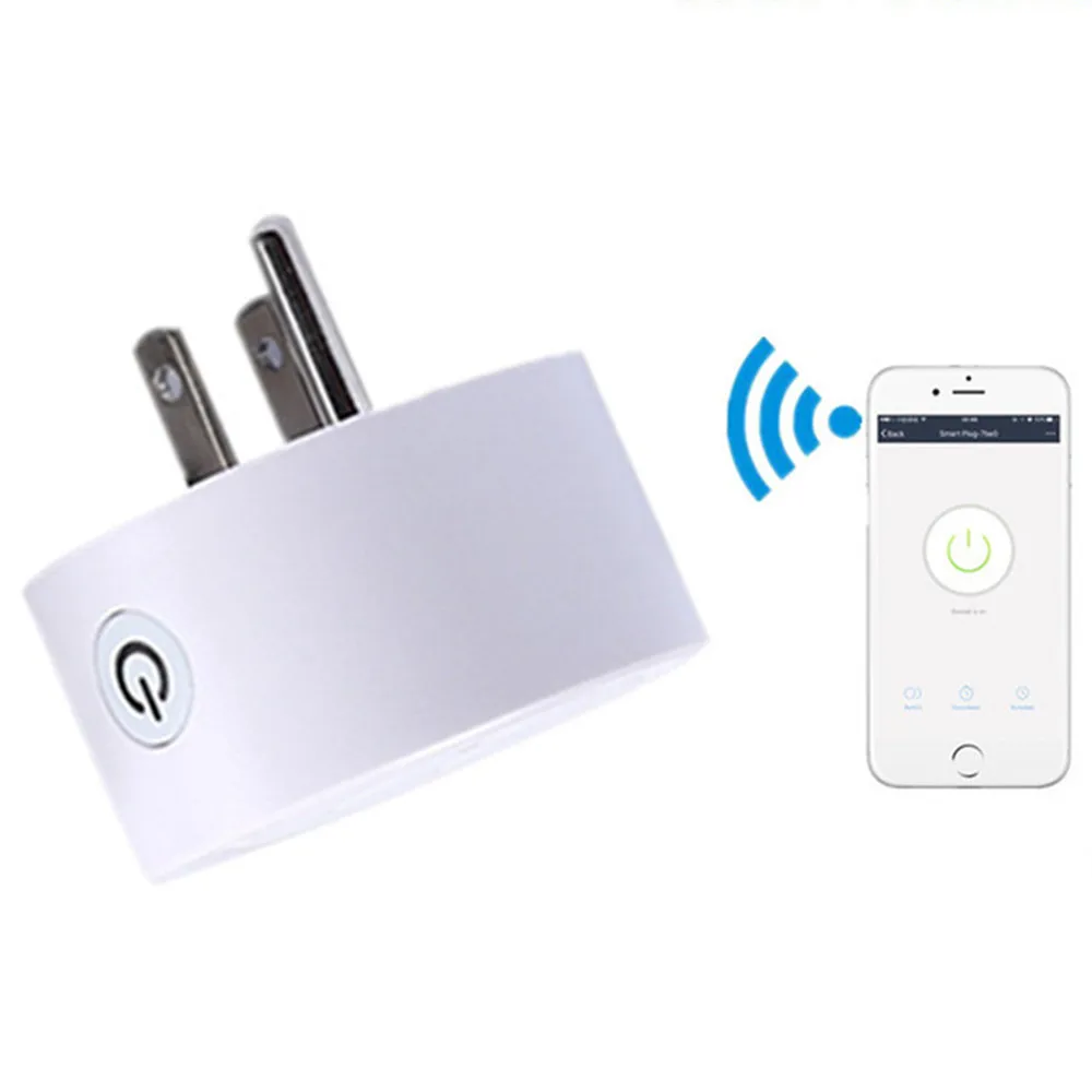 

US Smart Wifi Plug Power Socket App Remote Control Timing Switch Socket Home Automation Works with Amazon Alexa or Google Home