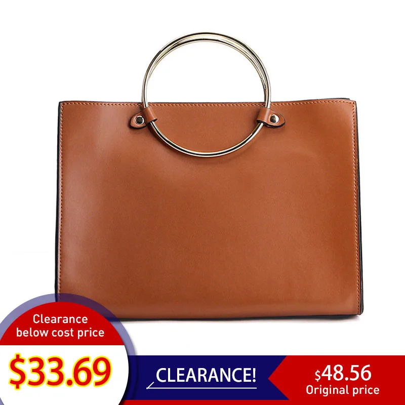 

Women Handbags Genuine Leather Bags Handbag Ladies Shoulder Bags Luxury Brand Designer Ring Bag Women Handbags 2019