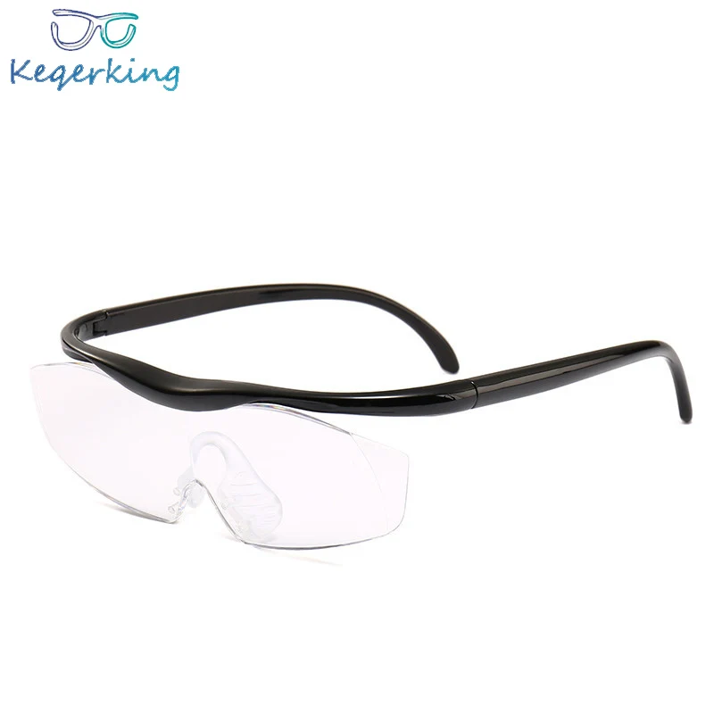 

1.8 times Magnifying Glass Reading Glasses Big Vision 300% Magnification Presbyopic Glasses Magnifier Eyewear Presbyopia HA-07