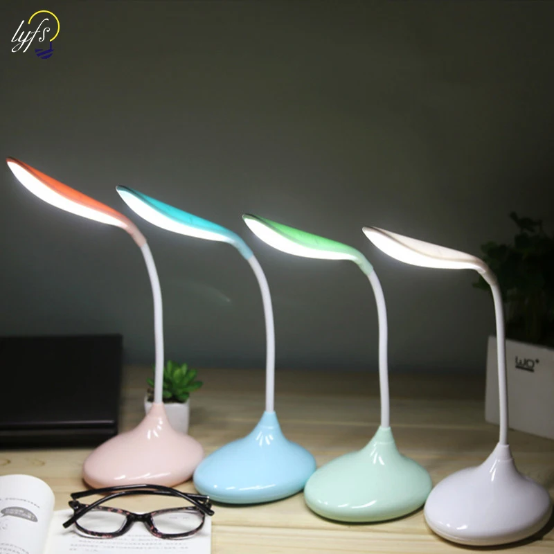  LED Desk Lamp Dimmable USB Charging Eye Protection For Kids Reading Study Bedside Bedroom Living Ro