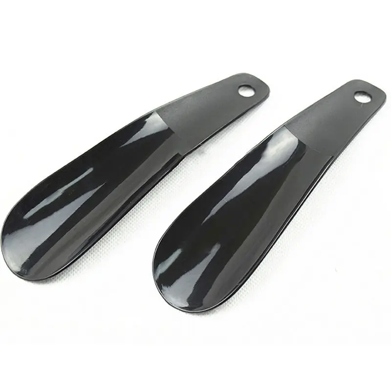 1PC Velishy 16 CM Shoe Horns Professional Black Plastick Shoe Horn Spoon Shape Shoehorn Shoe Lifter Flexible Sturdy Slip