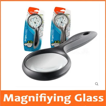 

3 Times 75mm Plastic Gift Toy Handheld Magnifier for Reading Loupe Children Educational Toys Magnifying Glass Insect Observer