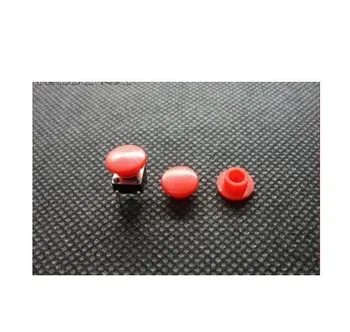 

1000PCS/LOT Key caps 7.9 * 7.9 * 4mm switch cap fit Tact Switch 6 * 6 red A29 OD 8 hole 3.1