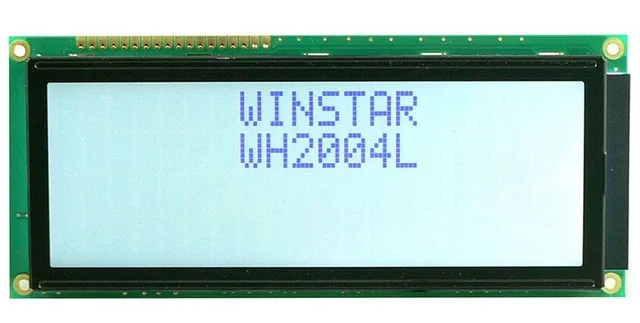 

WH2004L WH2004L-YGB-JSP1 LCD display module is built in with ST7066 controlle IC screen LED white backlight original 2004L