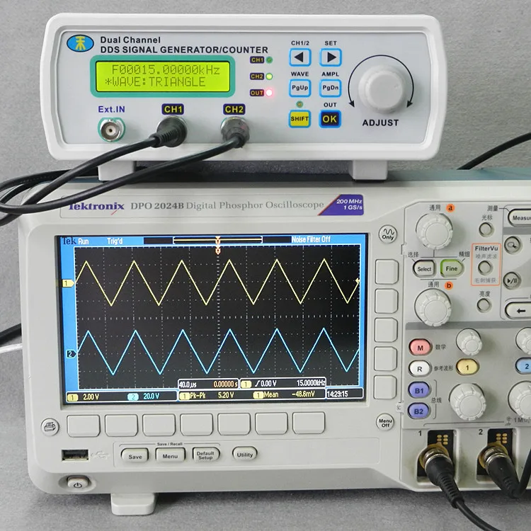 MHS-5200A 25 МГц Высокоточный цифровой двухканальный DDS генератор сигналов произвольной формы генератор частоты метр 200MSa/s