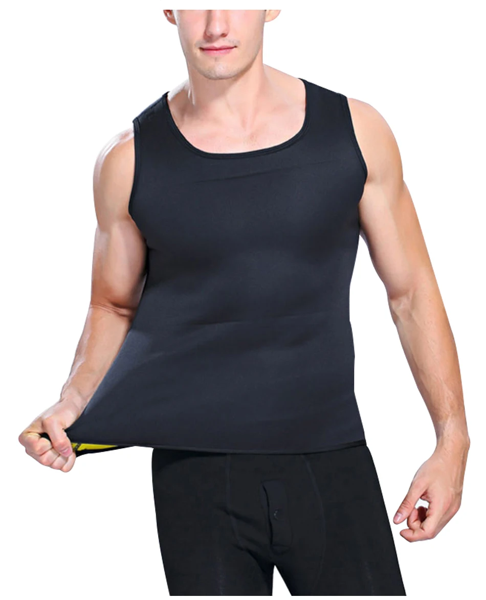 Средства ухода за кожей Shaper жилет Для мужчин футболка пот Костюмы для Вес потери пояс для похудения талии тренер Горячие Корректирующее