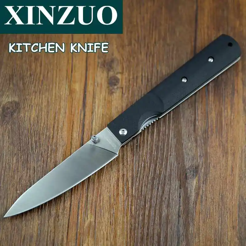 NEWEST 440A steel Pocket Folding Kitchen Chef Knife High Quality with