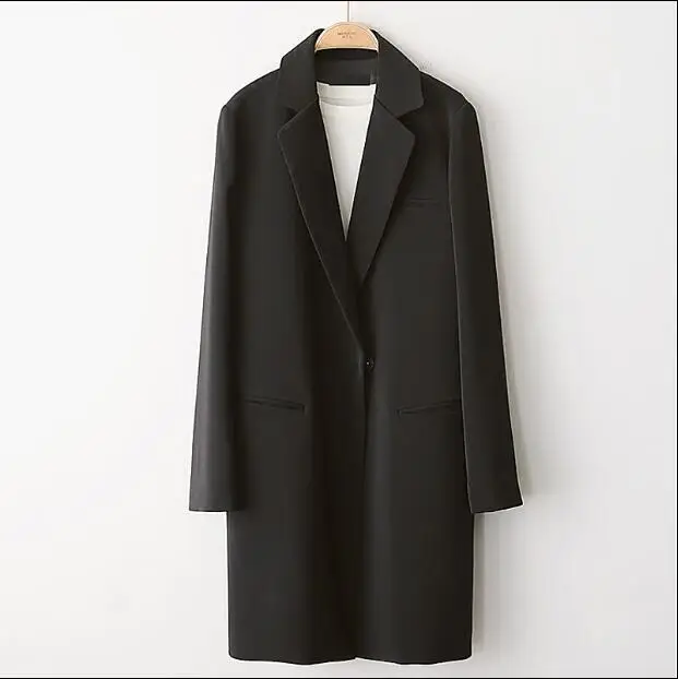 Женское повседневное пальто с отложным воротником и карманами|blazer fashion|fashion