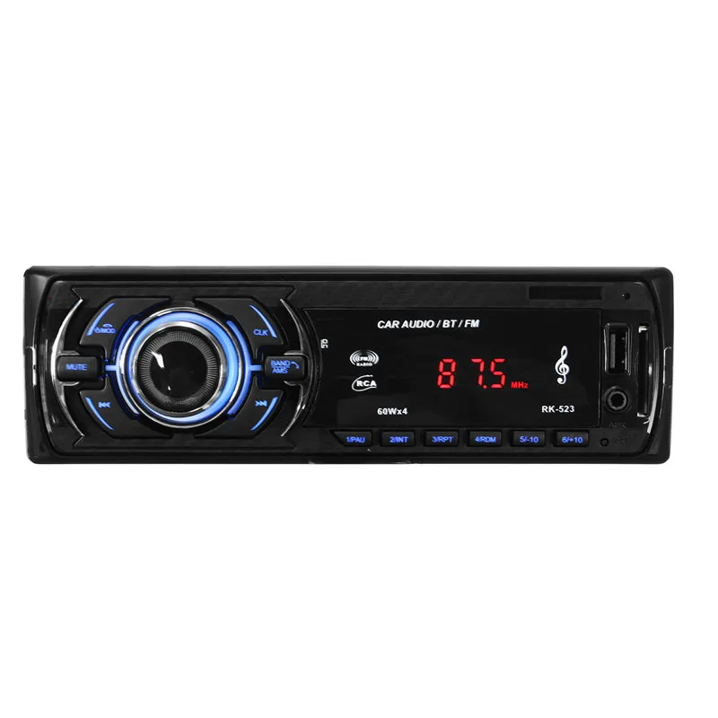 

KROAK RK523 Car Audio Stereo Bluetooth MP3 Player 12V Radio FM AUX/SD/TF Remote Control