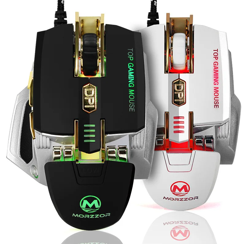 High end 4000DPI wired gaming mouse Macro Definition LED usb mouse with