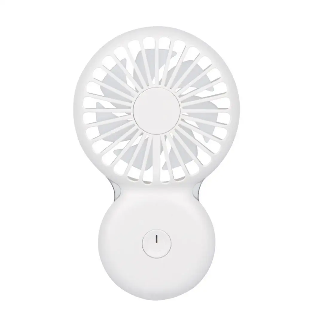 Mini Portable USB Rechargeable Handheld Electric Fan With Night Light