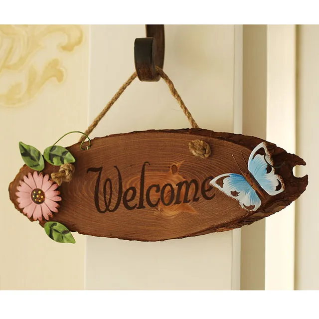Attractive Mediterranean style Welcome Doorplate 22.5*12*1.2 CM ... Attractive Mediterranean style Welcome Doorplate 22.5*12*1.2 CM ...