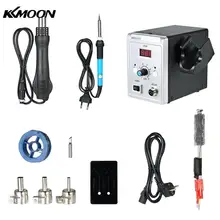 KKmoon 858D 700 Вт паяльная станция Цифровой паяльник BGA паяльная станция горячего воздуха пистолет сварочная электрическая паяльная станция