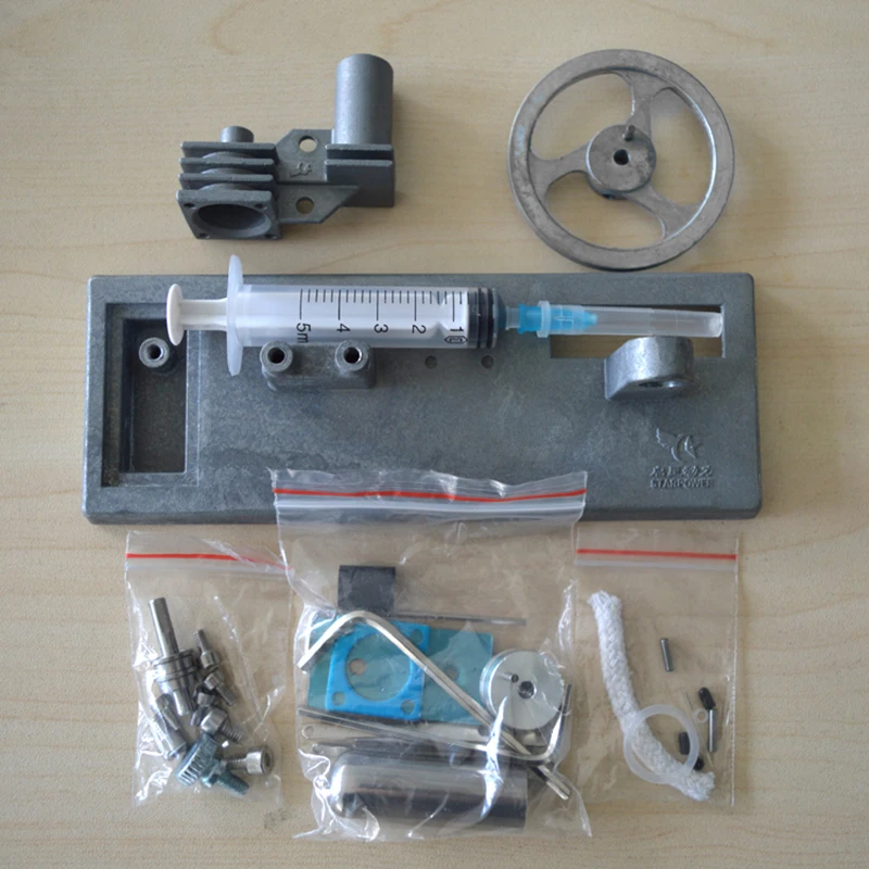 Модель двигателя Стирлинга, Мини Цельнометаллический сборный подарок на день рождения для детей, научно развивающие игрушки
