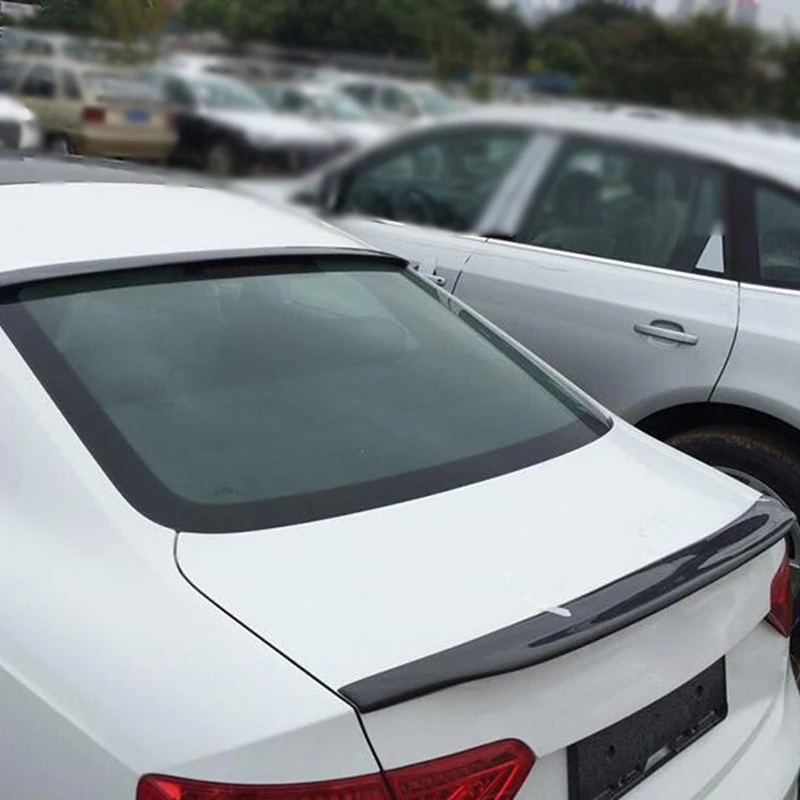 Спойлер на заднюю крышу из углеродного волокна крыло для Audi A5 купе 2 дверь Non S5 не