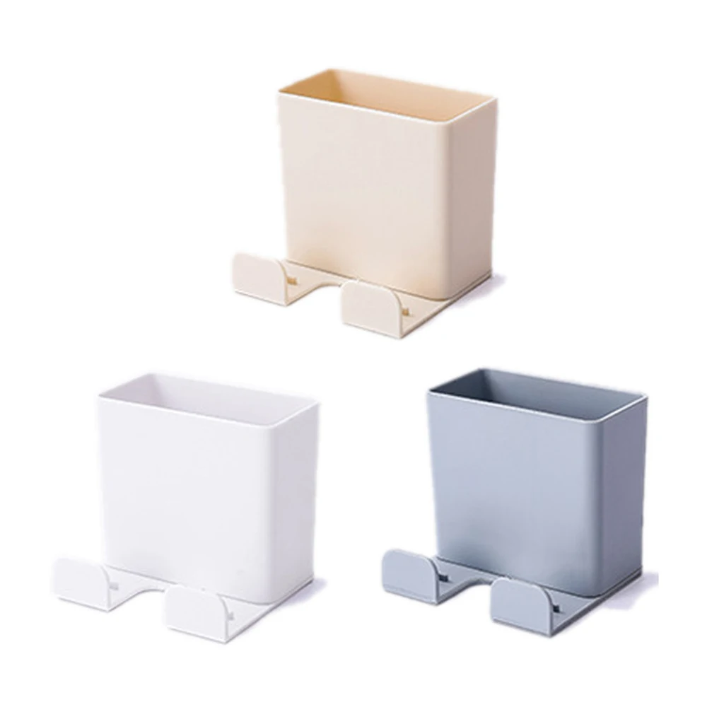 

Portable Wall Mounted Storage Case Mobile Phone Plug Holder Stand Container Home Supplies Multifunction Lightweight Storage Box
