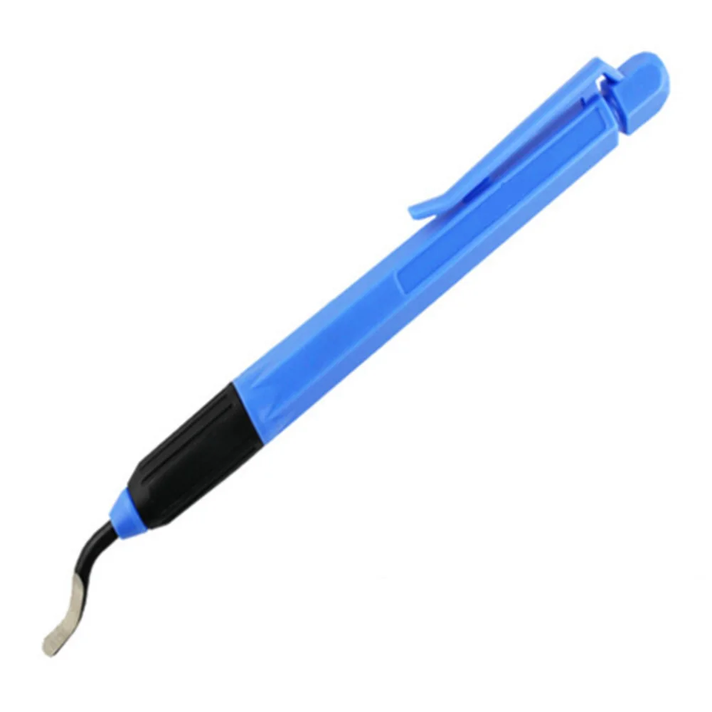 

Replaceable Blade Burring Trimming Portable Pipe Cutter Reamer Manual Plastic Deburring Tool Button Easy Apply Universal