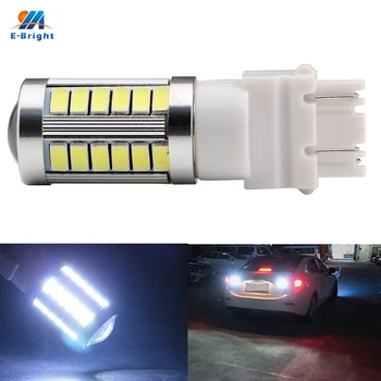 

YM E-Bright 4PCS T25 P27/5W 3157 5730 33 SMD 12V 24V 900Lm Turn Lights Brake Stop Lamps Car Styling White Blue Red Amber