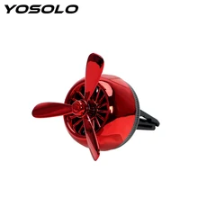 ФОТО YOSOLO Creative Aromatic Propeller Perfumes Car Air Freshener Fragrance Smell Air ce 3 Ornament Solid Outlet Vent Clip