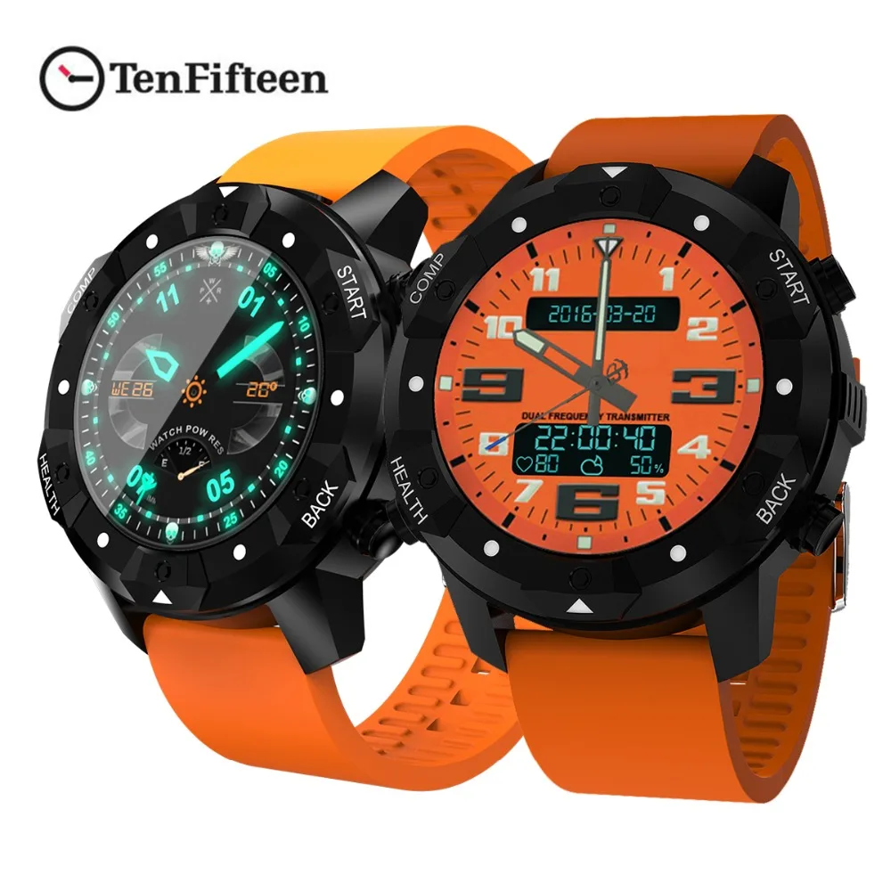 orange colour smart watch