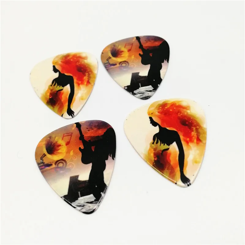 

Best Price Medium 0.71mm Thickness Celluloid Printing Guitar Picks Cosmetic Accessories for Eyelash