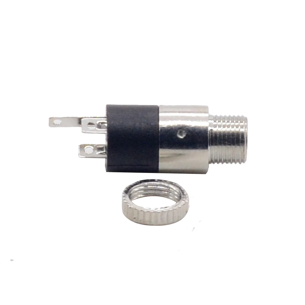 

5PCS/10PCS 3.5MM cylindrical socket PJ392 Stereo Female Socket Jack with Screw 3.5 Audio Headphone Connector PJ-392