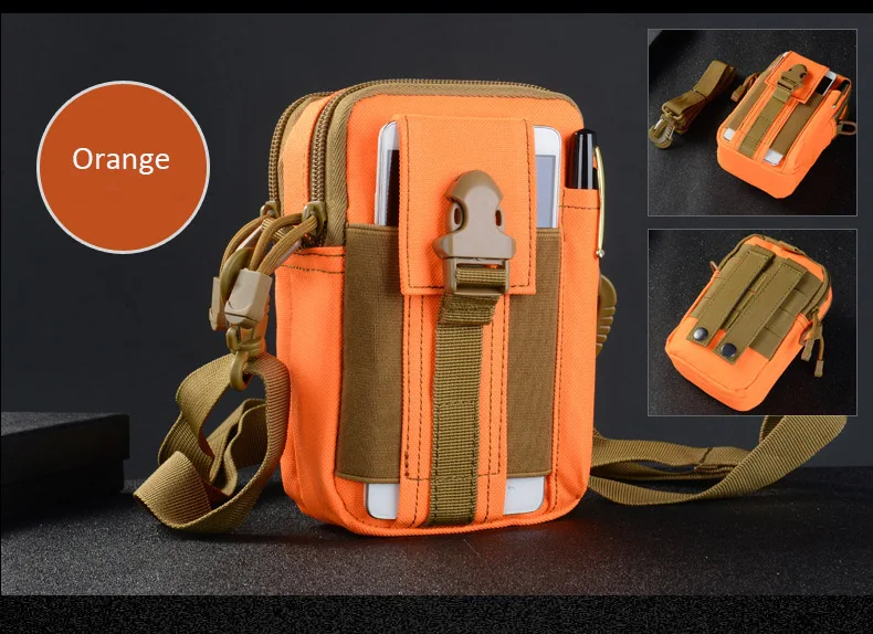 2017 Upgrade MOLLE Mini  Shoulder Men Nylon Waist Tactical Bag Tactical Waist Belt Military Sports Molle Bag Case for Phone (7)