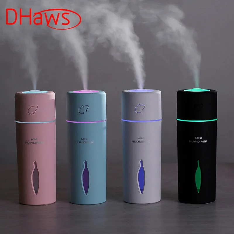 DHaws мини leaf USB увлажнитель воздуха 7 видов цветов светодиодные лампы