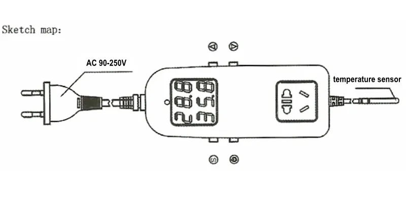 EU MH2000 AC 220V Интеллектуальный контроль температуры, контроль нагрева и охлаждения, микрокомпьютерный термостат для аквариума Aquaruim